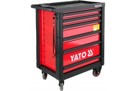 Инструментальная тележка YATO 177 предметов, 6 ящиков YT-5530 Инструментальная тележка YATO 177 предметов, 6 ящиков YT-5530