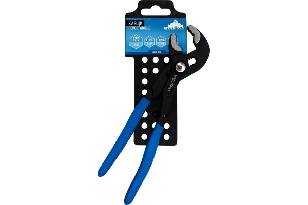 Переставные клещи vertextools 175 мм 0038-175