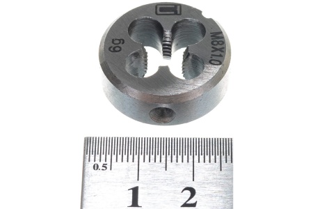 Плашка М8 х 1,0 мм СИБРТЕХ 77019