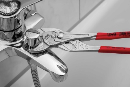 Переставные клещи-гаечный ключ NWS gripper k2, 250 мм, покрытие crom, обливные рукоятки 1664-42-250