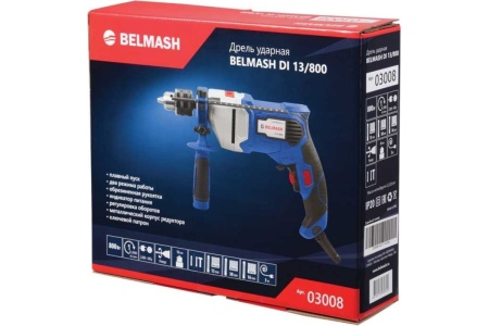 Ударная дрель Белмаш BELMASH DI 13/800 03008