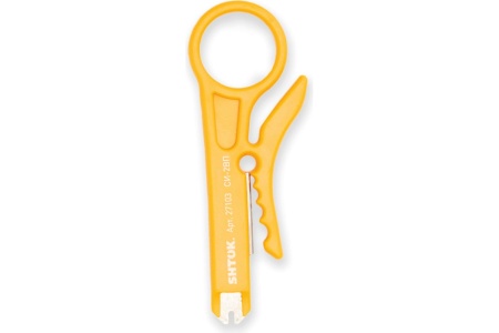 Съемник изоляции для кабеля и одиночных проводов с инструментом для разъемов SHTOK СИ-2ВП 27103