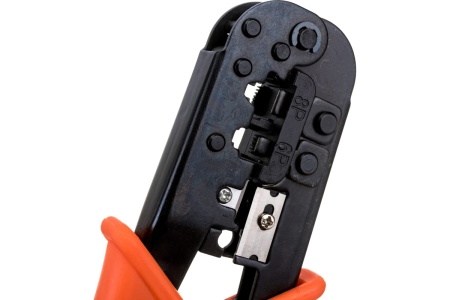 Обжимные клещи TDM KO-9E обжим RJ-11, RJ-45, «МастерЭлектрик» SQ1001-0007