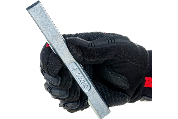 Слесарное оцинкованное зубило РемоКолор 200 х 20 мм, 41-3-200