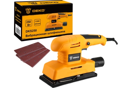 Вибрационная шлифмашина DEKO DKS250063-4199 063-4199 Вибрационная шлифмашина DEKO DKS250063-4199 063-4199