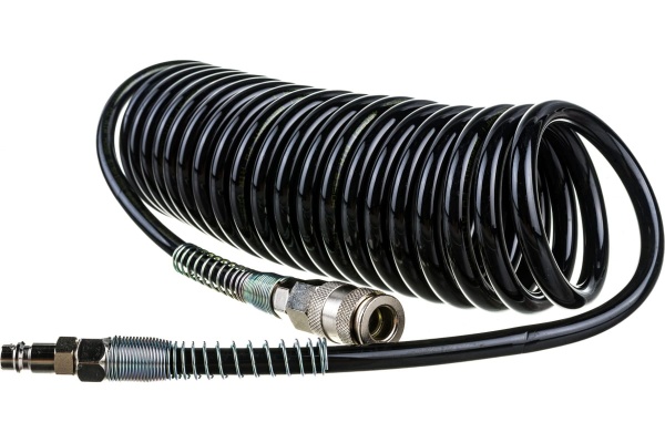 Шланг спиральный полиуретановый с брс (5 м; 6.5x10 мм) WIEDERKRAFT WDK-65757