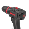 Дрель-шуруповерт аккумуляторная ударная бесщеточная KRESS KUC30.1, 20В, 60Нм, 2Ач x2, ЗУ 2А, сумка