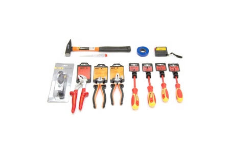 Базовый бытовой набор для работы с электропроводкой SHTOK 07026 №1