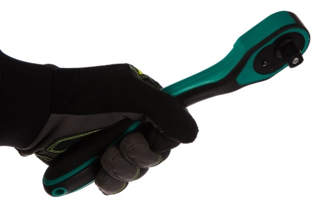 Ключ-трещотка 1/2", 72 зуба, с быстрым сбросом, CrV, 2-х компонентная рукоятка STELS 14030