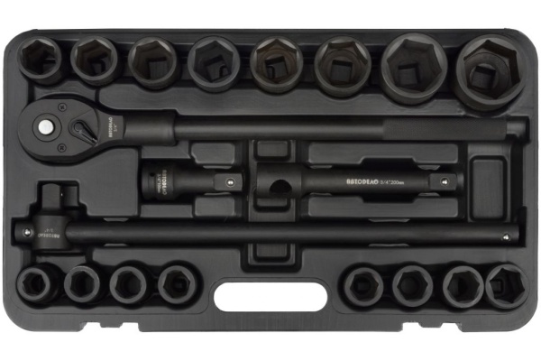 Набор ударных головок (19-50 мм; 3/4"; 20 предметов) АвтоDело 39830