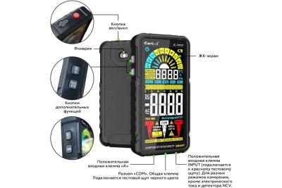 Смарт мультиметр iCarTool IC-M117