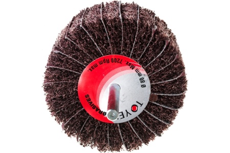 Щетка комбинированная шлифовальная SKM (80x50x6 мм; A-MED+P150) Toyev 005013