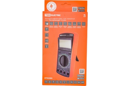 Цифровой мультиметр TDM серия МастерЭлектрик DT9208A SQ1005-0008