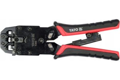 Пассатижи для зажима телефонных разъемов YATO rj45 rj10 rj11, с храповым механизмом YT-22443