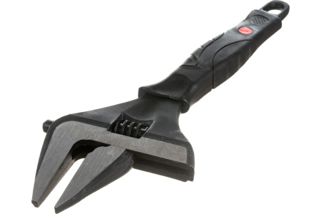 Разводной ключ Ремоколор двухкомпонентная рукоятка, тонкие губки, 300 мм, макс 0-59 мм 43-1-530