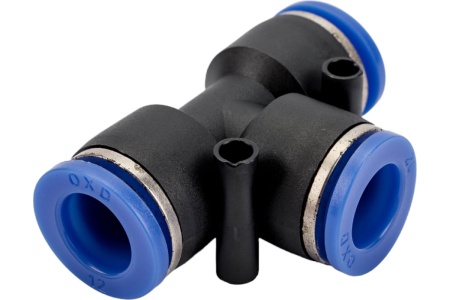 Фитинг цанговый тройник 12 мм Pegas pneumatic 5605