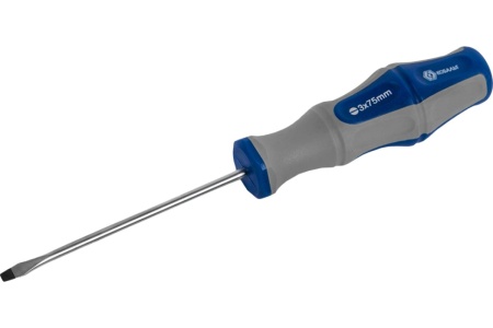 Отвёртка Ultra Grip SL 3 х 75 мм CR-V КОБАЛЬТ 646-225
