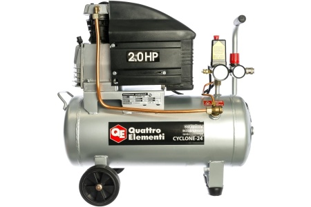 Масляный поршневой компрессор QUATTRO ELEMENTI CYCLONE-24 770-230