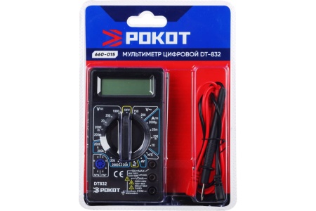 Цифровой мультиметр РОКОТ DT-832 660-015