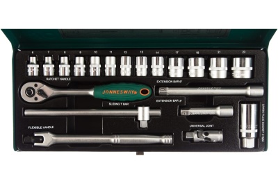 Набор торцевых головок (3/8"DR; 6-23 мм; 20 предметов) Jonnesway S04H3120S