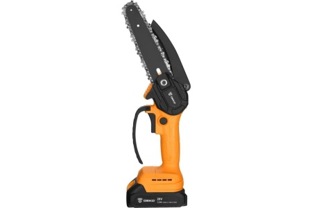Цепная аккумуляторная пила DEKO DKCHS 20-6 20 В, 2x2 А*ч 063-4309