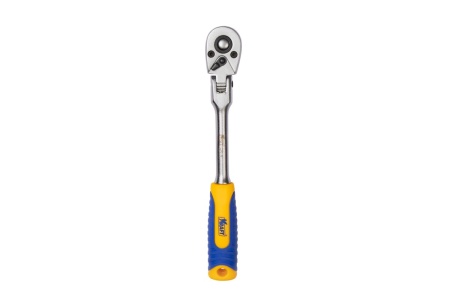 Трещоточная рукоятка KRAFT шарнирная, 1/4 Dr, 72 зуба KT 705033