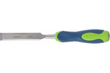 Долото-стамеска, 20мм, двухкомпонентная рукоятка СИБРТЕХ 24485