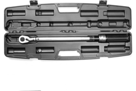 Динамометрический ключ щелчкового типа Forsage Premium с быстрой фиксацией, 40-220 Нм, 1/2", в пластиковом кейсе F-6474535