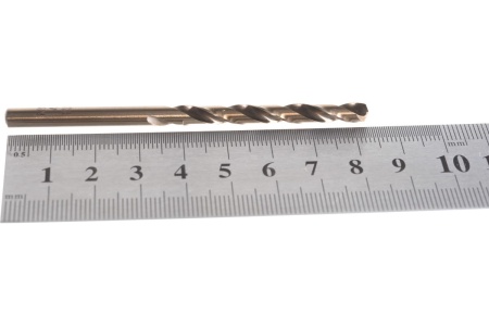 Сверло по металлу легированное кобальтом Р6М5К5 (4.8х86х52 мм) Кратон 1 05 18 009