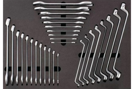 Инструментальная тележка IZELTAS ECO сине-серая, с инструментами, 3 ящика 8243001296