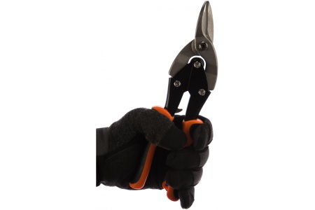 Ножницы HARDEN по металлу, 254 мм, левые, двухкомпонентная рукоятка 570101