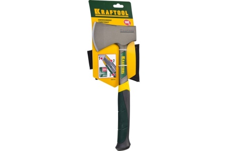 Туристический цельнокованый топорик KRAFTOOL в чехле 20645-06