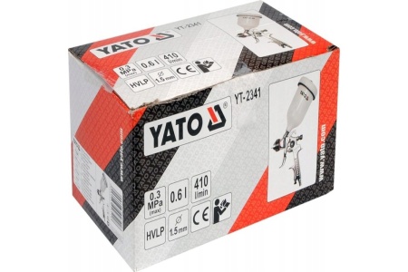 Пистолет-распылитель с верхним бачком YATO YT-2341