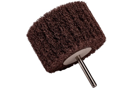 Круг шлифовальный лепестковый из нетканого полотна с оправкой на шпильке (80x50x6 мм; Мedium 100) MESSER 11-55-100