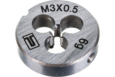 Плашка М3x0,5 мм СИБРТЕХ 77005