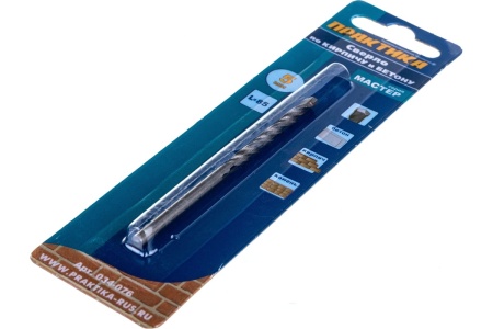 Сверло по бетону (5х85 мм) ПРАКТИКА 034-076 Сверло по бетону (5х85 мм) ПРАКТИКА 034-076