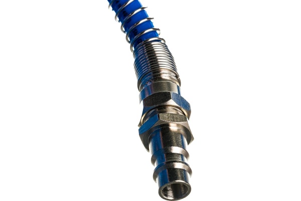 Шланг спиральный полиуретановый с быстроразъемными соединениями (20 м; 6.5х10 мм; 15 бар) INTERTOOL PT-1713