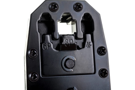 Инструмент IEK ITK для обжима RJ45/RJ12/RJ11 ручка PVC TM1-G10V