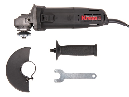 Угловая шлифмашина KRESS, KU712, 1100 Вт, 125 мм, коробка