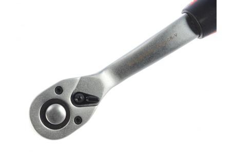Трещотка ABTOMTOOL РROFFI 1/2, 72 зуб, 250 мм, эргономичная резиновая ручка , CrV 54250