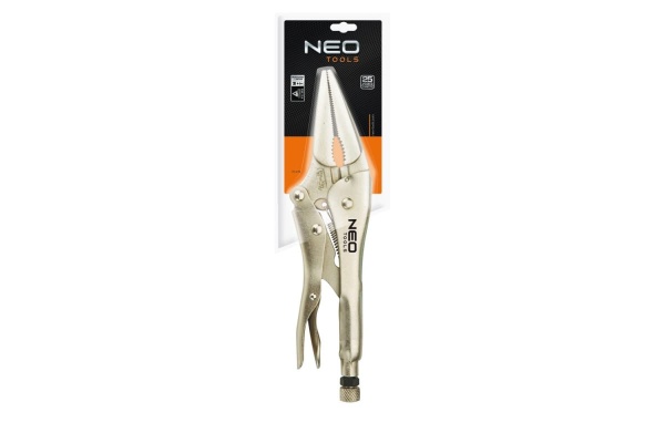 Удлиненные зажимные клещи NEO Tools 230мм 01-218