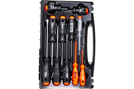 Набор отверток Felo SL/PZ/PH, отвертки VDE и отвертка тестер сети в кейсе, 12 шт 50011116