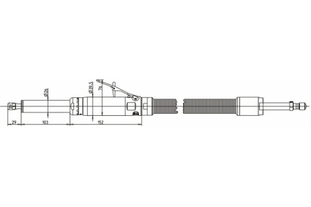 Прямая шлифовальная машинка DEPRAG GDS050-200BXI 6060991A