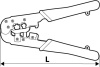 Клещи для обжима телефонных наконечников TOPEX 6P, 8P 32D408