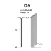 Штифт крепежный DA/38 мм (16/4)