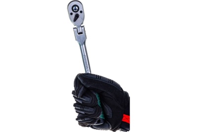 Вороток с трещоткой TUNDRA квадрат 3/8", поворотная головка, 72 зуба, CrV 1799954