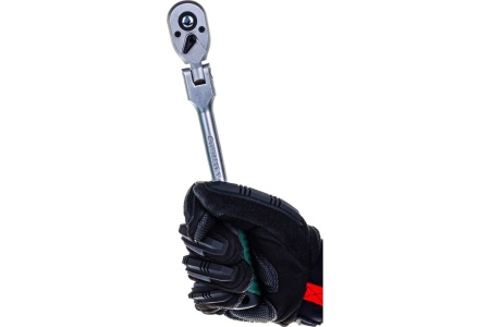 Вороток с трещоткой TUNDRA квадрат 3/8", поворотная головка, 72 зуба, CrV 1799954