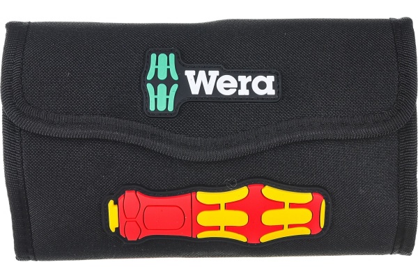 Набор ручка держатель со сменными отвертками WERA Kraftform Kompakt Turbo i 1 VDE WE-057484