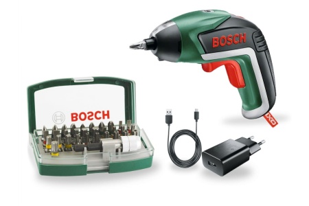 Аккумуляторная отвертка Bosch IXO V Bit Set 0.603.9A8.00S