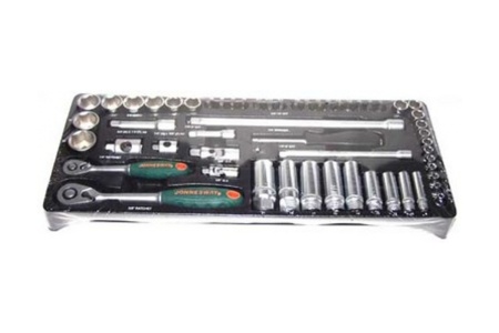 Набор торцевых головок 1/4" и 3/8"DR  57 предметов (ложемент) Jonnesway S04H3157ST (S04H3157SP)